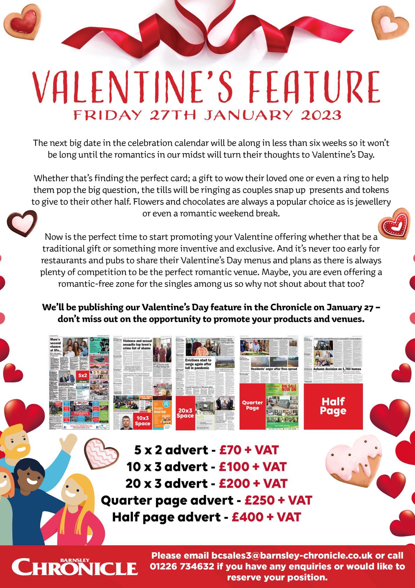 Barnsley Chronicle Valentine's Feature
